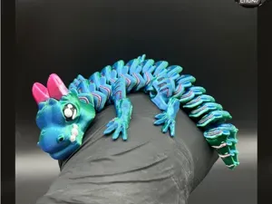 Grumpy Baby Dragon - Multicolor - Articulated