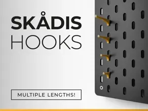 IKEA Skadis Simple Minimalist Hooks