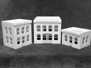 Customizable Modular Building in one print