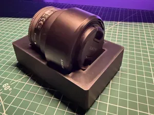 Gridfinity Lens Holder for Sony FE 50mm F1.8