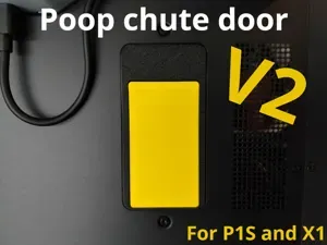 P1 / X1 series - Poop chute door V2