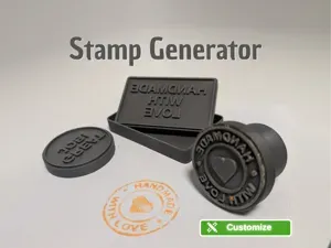 Stamp Generator – Custom Text & Seal Stamps SVG