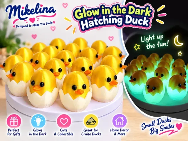 Mini Hatching Duck in Egg – Cute Tiny Duck