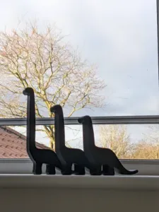 Long Neck Dinosaur Parametric Adjustable Length