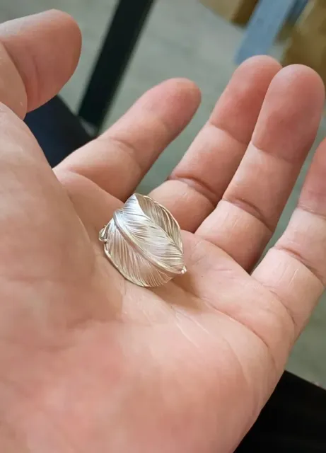 羽毛戒指 艺术个性简约戒指 — Image 3 of 6