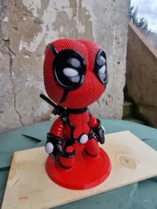 Mini Deadpool Echo Dot 4 & 5 Alexa Holder Stand