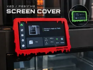 X2D/P2S/H2 Screen Cover - Halloween Blood / Slime