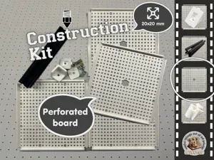 Construction kit - Lochrasterplatte