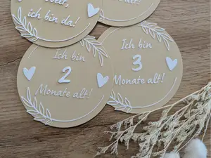 Meilensteinkarten von Geburt bis 12 Monate