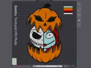 The nightmare before christmas pumpkin oogie