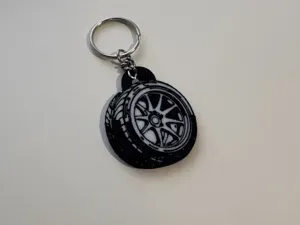 Wheel Keychain
