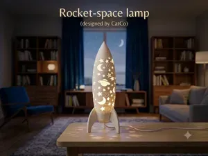 Rocket-Space Lamp