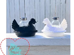 Hen on Nest Salt and Pepper Shaker Holders