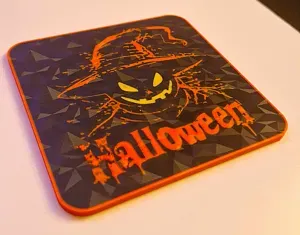 Halloween Spooky Pumpkin Coaster