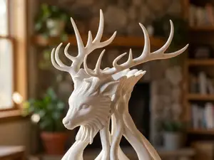 Mystic Forest Stag Vase