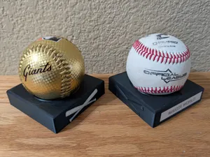Customizable Minimalist Baseball Display Stand