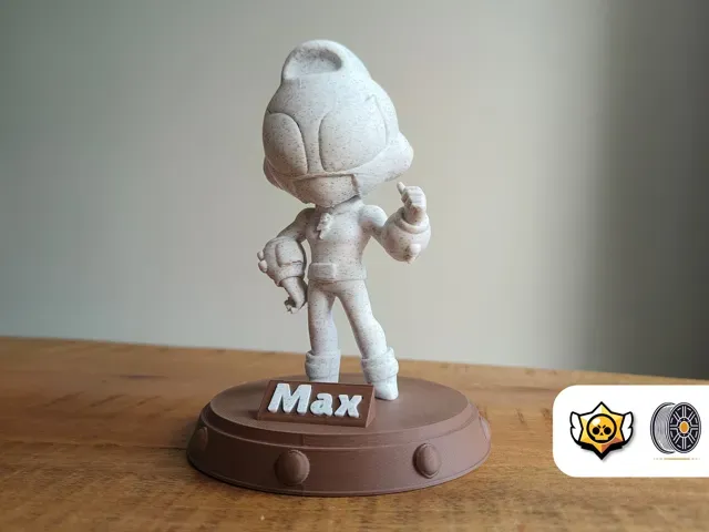 Max | XL Brawl Stars Figurine (NO AMS) — Фото 2 из 5