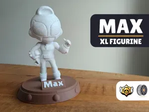 Max | XL Brawl Stars Figurine (NO AMS)