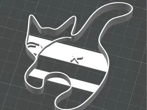 Cat Butt Cookie Cutter