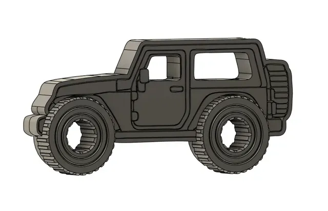 Fidget Fleet SUV – Print-in-Place Spinner Wheels — Фото 3 из 4