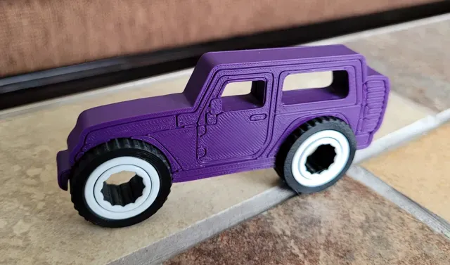 Fidget Fleet SUV – Print-in-Place Spinner Wheels — Фото 2 из 4