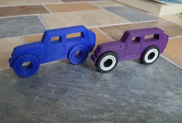 Fidget Fleet SUV – Print-in-Place Spinner Wheels — Фото 4 из 4