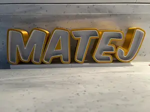 Led light sign letters (alphabet)