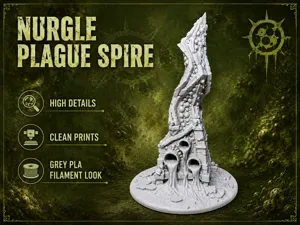 Nurgle Plague Spire – Corrupted Chaos Terrain