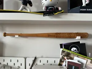 Mini Baseball Bat wall holder brackets