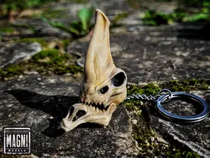 Reaper Leviathan Skull - Keychain - Subnautica