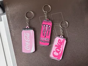 Can Opener keychains set of 3 soda cans