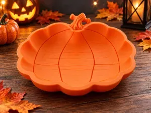 Halloween Pumpkin Candy Bowl / Catch-All Tray