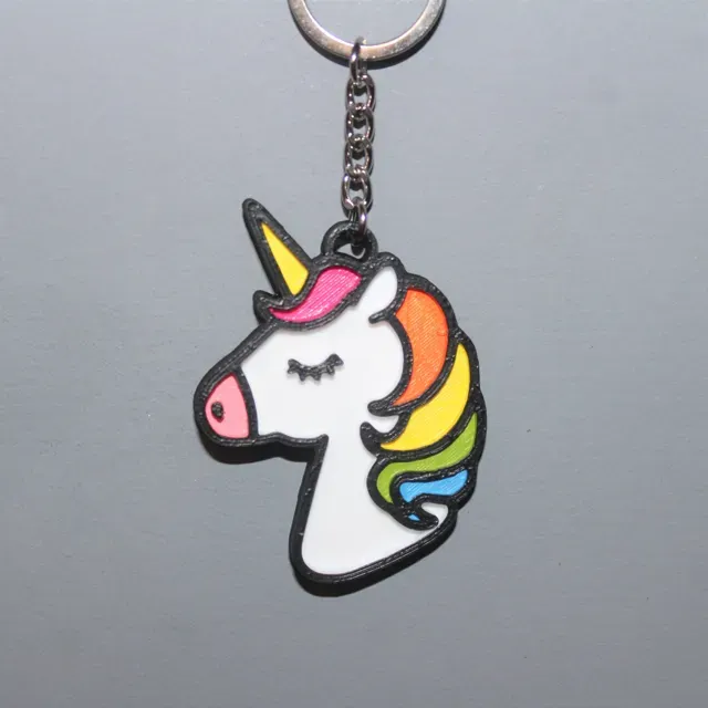 Porte clé Licorne lot de 5 — Image 5 of 7