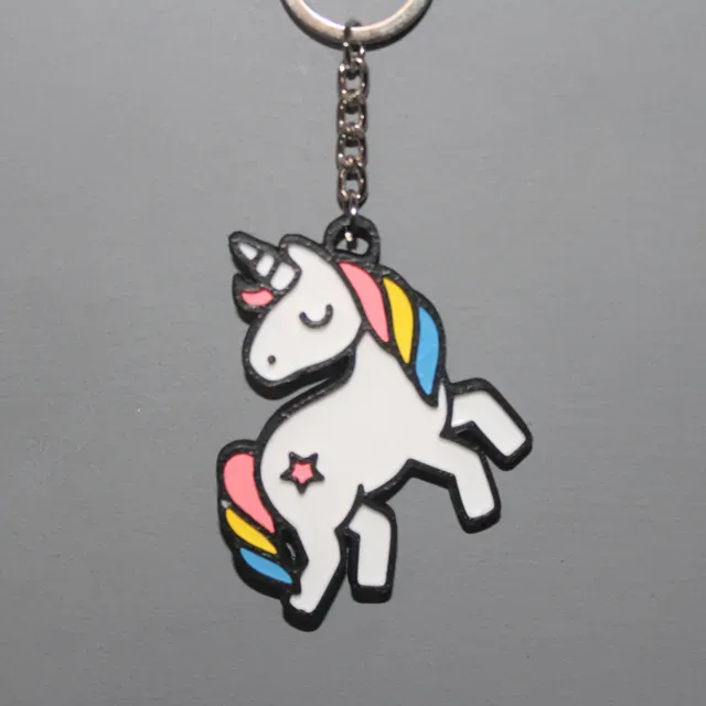 Porte clé Licorne lot de 5 — Image 6 of 7