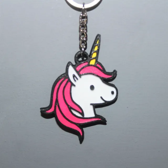 Porte clé Licorne lot de 5 — Image 7 of 7
