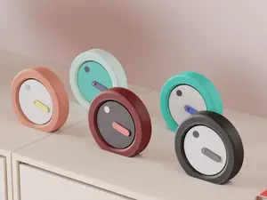 Desktop Clock. Minimalist Moving Face Modern Clock