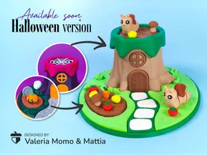 Diorama for Cute Flexi Animals, Snail Edition