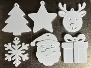 Christmas Tree Ornaments Set of 6