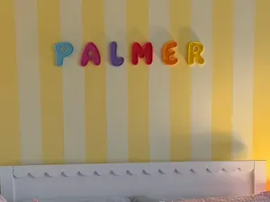 Fun Wall Letters with Wall Mount