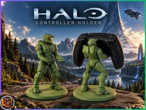 Master Chief Halo - PS5/Xbox Controller Holder