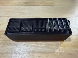 Gridfinity Tray for 5x ESP8266 (USB-C)+Header Pin