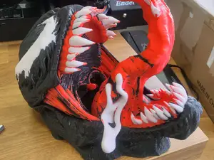 venom bust multicolor ( spiderman removed )
