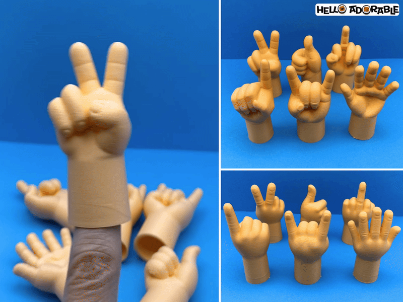 Hand Finger Puppets