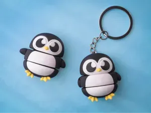 EGGO Penguin - cute flexi toy & keychain