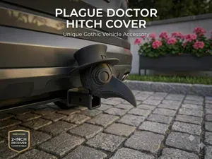 Plague Doctor Gothic Trailer Hitch Cover
