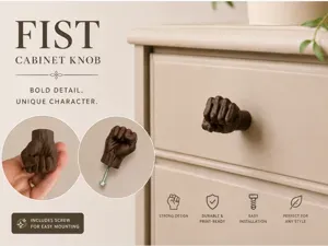 Fist Cabinet Knob – Bold Furniture Handle