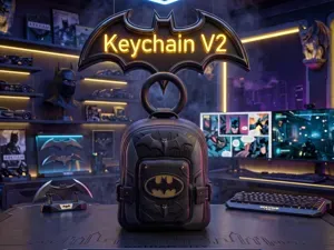 Batman McDonald's Happy Meal Backpack Keychain V2