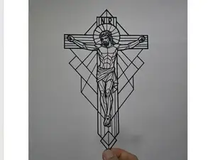 Cristo Regni Gesù Cristo in croce wall art