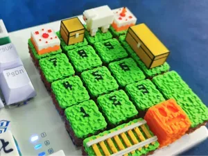 「MC草方块」九键键帽