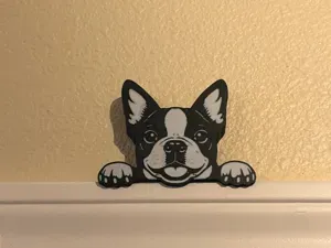 Boston Terrier Door Topper